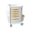 HMT-76076A6 Mobile ABS Emergency Medicine Trolley Medical Crash Cart