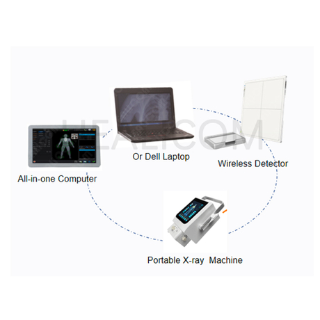 HFX-08D Medical X-ray Equipments 8KW Digital X Ray System