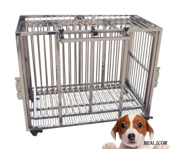 WT-48 Stainless Steel Customize Anti-corrosion Easy Clean Durable Automatic Locks Animal Large Dog Cage