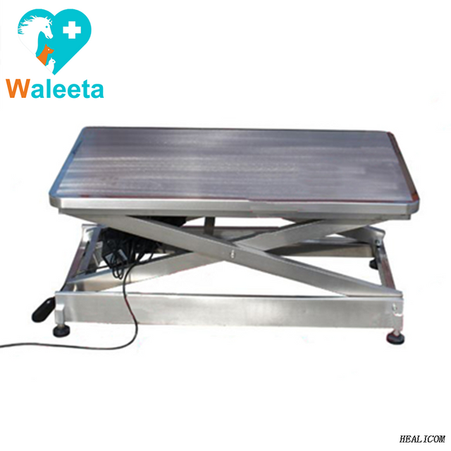 WT-29 Stainless Steel Customize Electric Lift Waterproofing Easy Clean Electrical Veterinary Pet Operating Table