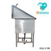 Best Price WT-10 Stainless Steel Non-Rusty Good Leakproofness Multi Function Pet Grooming Shop Bath Tub