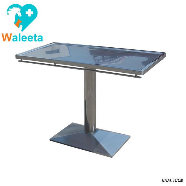 304 Pet Stainless Steel WT-24 Adjustment Foot Equipped Binding Bracket Customized Rugged Clean Veterinary Operation Table