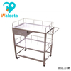 Stainless Steel WT-39 Customize Mobile Drawer Veterinary Equipment Animal Clinic Vet Trolley