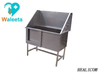 WT-11 304 Stainless Steel Medical Pet Grooming Bathing Equipment Animal Bathtub Vet Veterinary Sliding-door Bath Sink