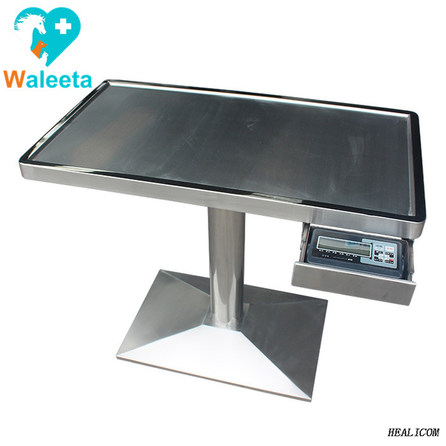 WT-23 Stainless Steel Customize Equipped Electronic Scales Veterinary Treatment Column Weighing Treatment Table