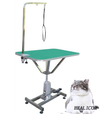 WT-62 Stainless Steel Customize Animal Equipment Square Hydraulic lifting Pet Grooming Table