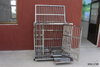 WT-45 Stainless Steel Customize Automatic Lock Easy Move Fix Venterinary Square Tube Pet Cage