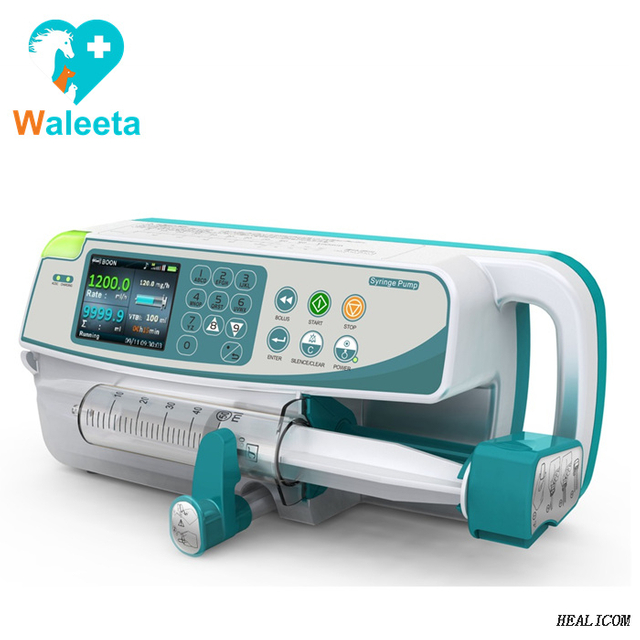 Animal Equipment WTK-400 Vet High Accuracy Different Infusion Mode Large Colorful LCD Screen Infusion Syringe Pump Machine