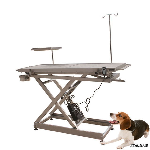 High Quality WT-02 Stainless Steel Hospital Medical Electric Surgery Veterinary Operation Table For Clinic Pets