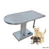 WT-20 Stainless Steel Easy Disassembled Electric Foot Control Customized Multifunctional Electric-lifting Disposal Table