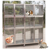 WTC-08 high quality Veterinary Animal Cages Stainless steel pet-showing cage