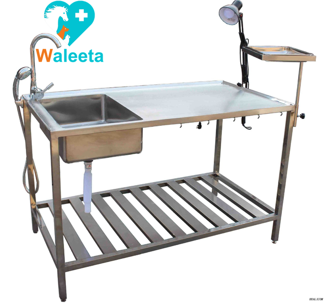 Ex-factory price Stainless steel Veterinary Equipment WT-38-1 anatomy dissection table for animal