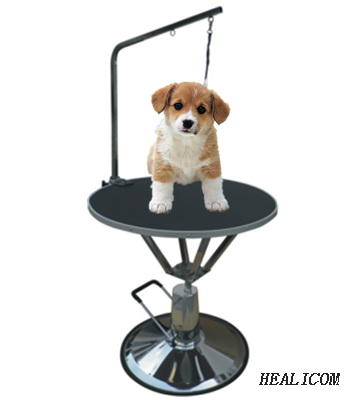 Pet Grooming Table WT-60 Round Hydraulic lifting Pet Grooming Table Stainless Steel hydraulic grooming table