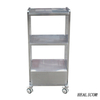 Animal Hospital WT-08 High Loading Capacity Stainless Steel Mobile Multi Function Layer Vet Trolley